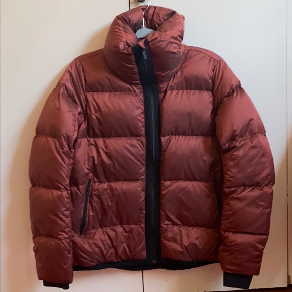 Orange sunset Lululemon Cloudscape Jacket